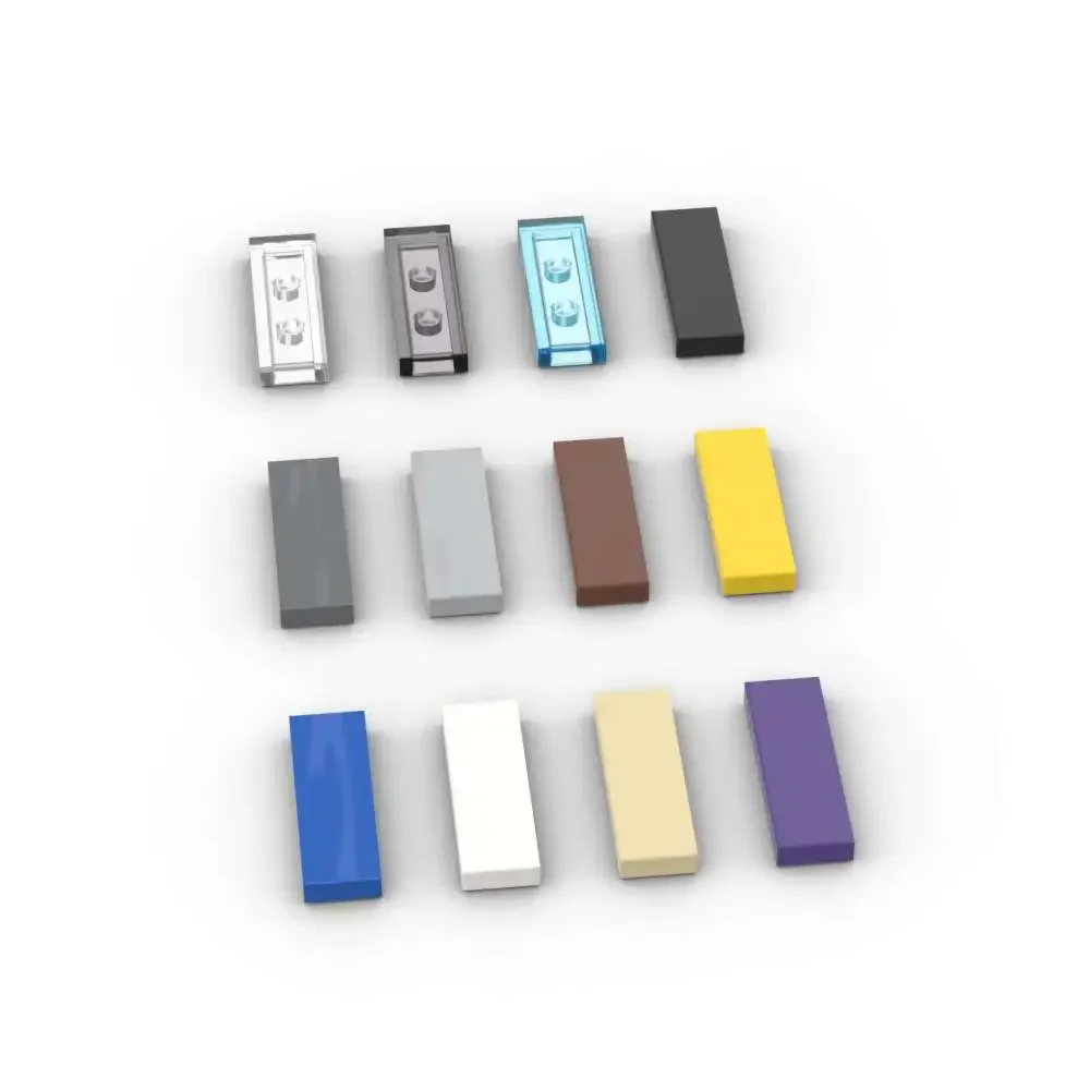 MOC 10 pièces 63864 1x3 panneau lumineux blocs de construction Kit conseil pneu briques particules Puzzle idée jouet enfants anniversaire enfant cadeaux de noël