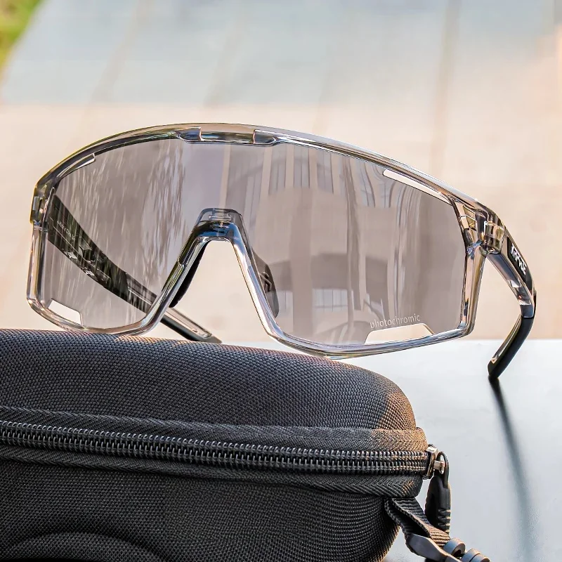 AliExpress kapvoe Kapvoe Photochromic Cycling Glasses Sunglasses for Men's Cycle Sun Glasses MTB UV400 Goggles Woman Road Bike Bicycle Eyewear