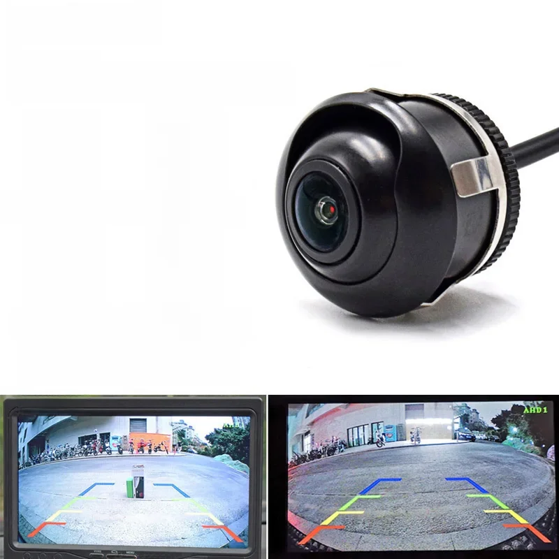 HD 720P/1080P noktowizor obiektyw typu rybie oko pojazd cofania kamera cofania widok z tyłu kamera AHD na lata 2019-2022 Android DVD AHD Monitor — zdjęcie 2