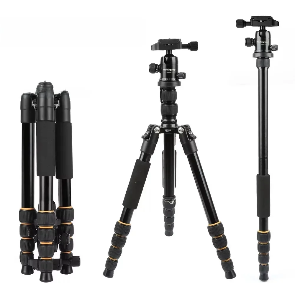 Q666 Profesjonalny statyw do aparatu Statyw do telefonu Przenośny statyw do aparatu podróżnego Monopod do smartfona DSLR Transmisja wideo na żywo — zdjęcie produktu 7