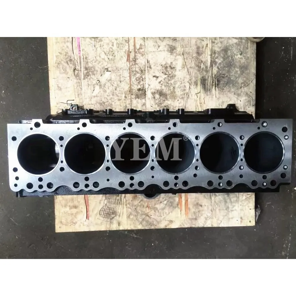 For Isuzu 6BG1 Excavator Engine Parts 6BG1 Cylinder Block With Turbo