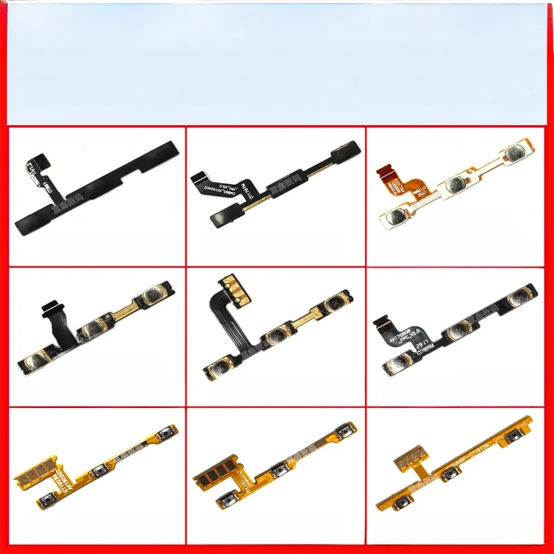 Pour Xiaomi Redmi Note 7 8 PRO 2 3 4 édition spéciale 4X Global note5 pro note5A interrupteur d'alimentation bouton de Volume marche/arrêt câble flexible