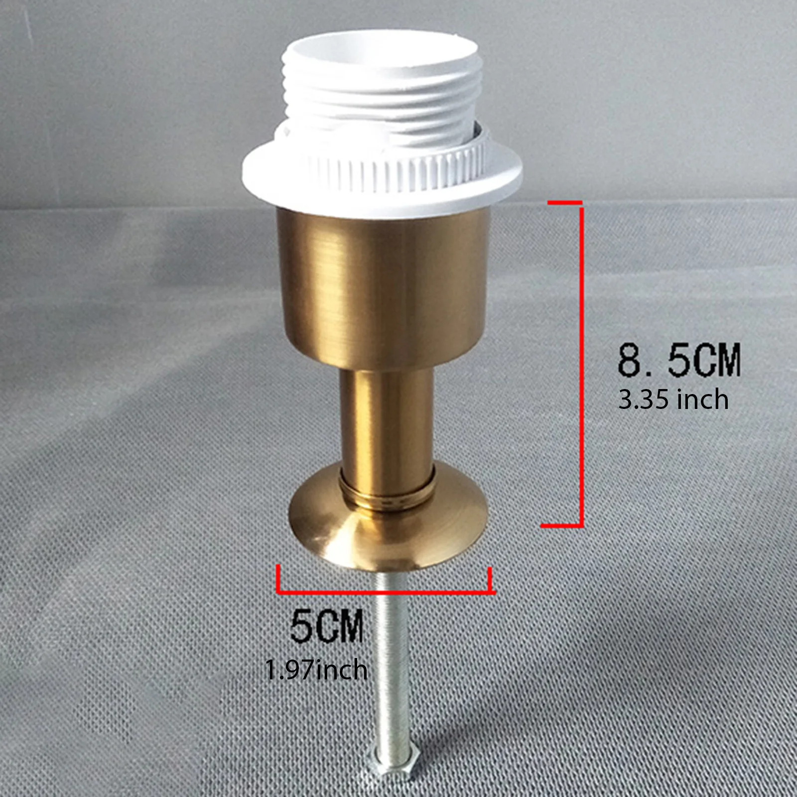 E27 Lamphouder Stevige lampvoet Eenvoudig te installeren Vervanging E27 Metaal DIY Gemodificeerde Tafellamp Accessoires Keramische Fles Onderdeel