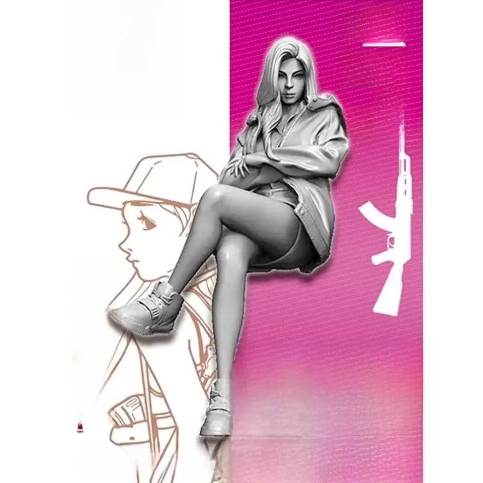 Figurine modèle GK en résine 1/35, kit non assemblé et non peint