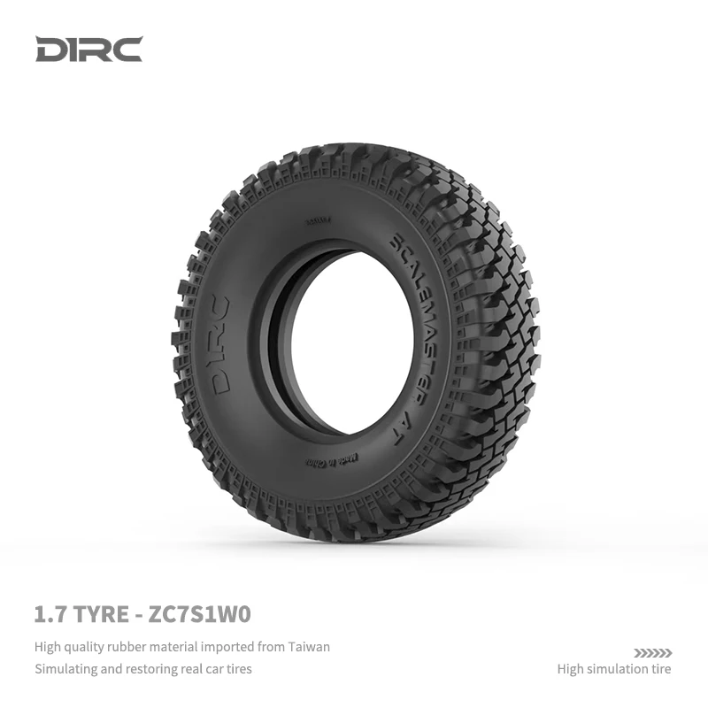 D1RC 1/10 Simulation 90MM Diameter 1.7Inch Tires For SCX10 D90 D110