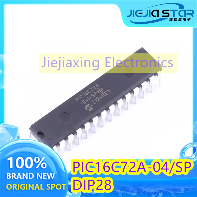 (5/30pieces) PIC16C72A-04/SP PIC16C72A DIP-28 8-bit microcontroller MCU microcontroller IC new original electronics