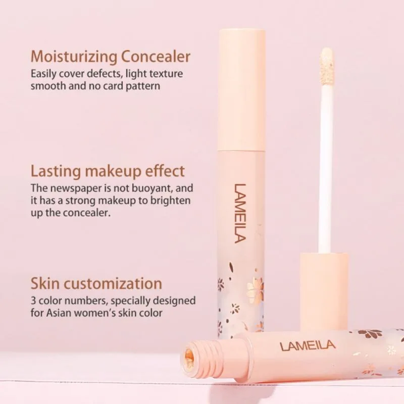 Long-wearing, waterproof, and sweat-resistant concealer that hides acne scars, dark circles, and blemishes while brightening