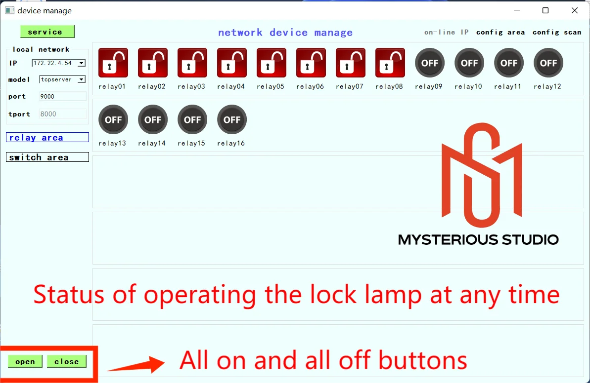 Secret room escape game mechanism props Electronic puzzle mysterious studio intelligent control system computer