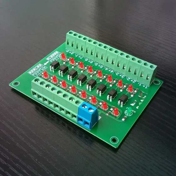 8-kanałowa płytka izolacyjna transoptora izolowany moduł PLC poziom sygnału płyta konwertera napięcia 8 bitów 1.8V 3.3V 5V 12V — zdjęcie produktu 7