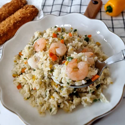 أرز مقلي جمبري ، بئر واحد ، 8 قطع ، مسكن ، هونباب #3