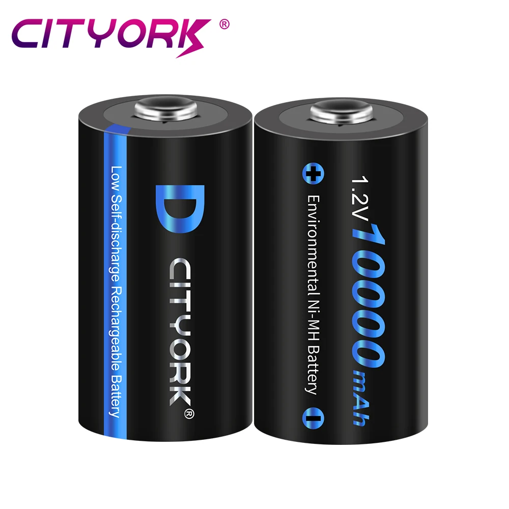 CITYORK 10000mAh LR20 1.2V D rozmiar akumulator typu D R20 NIMH baterie do dron z aparatem RC akcesoria kuchenka gazowa