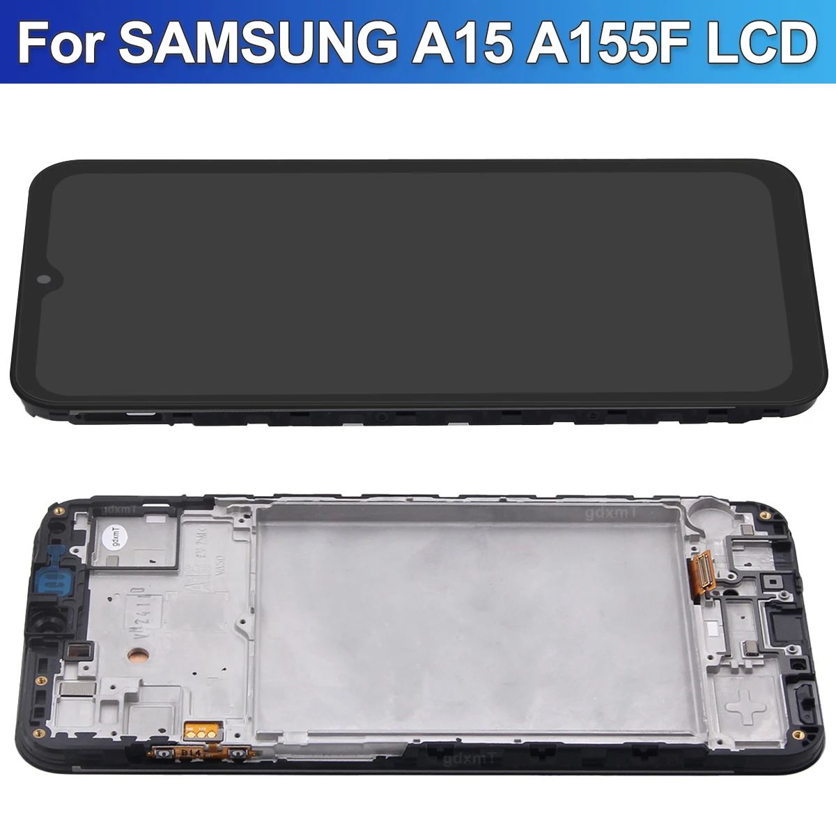 6.5\'\' AMOLED For Samsung A15 4G A155F LCD Display Touch Screen Digitizer Assembly for Samsung A15 5G A156B Display With Frame