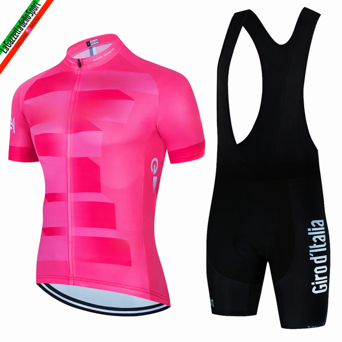 AliExpress LA GAZZETTA DELLO SPORT Tour De Giro D'ITALIA Cycling Jersey Set Men's Short Sleeve Mountain Uniform Ropa Ciclismo Cycling