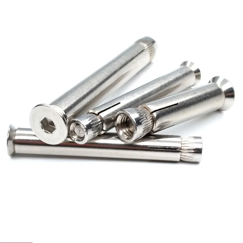 

10Pcs 304 Stainless Steel Hex Socket Countersunk Flat Head Sleeve Anchor