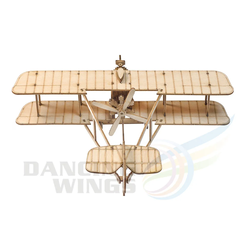 Dw hobby 1:45 mini escala airco dh.2 avião de madeira modelo exibição 3d quebra-cabeças avião de madeira balsa rc avião modelo kit montagem vc07
