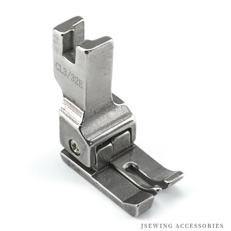 CR1/32E CR1/16E CL1/32E CL1/16E Left / Right Wide Compensating Presser Foot For Single Needle Lockstitch Sewing Machine 0.1 0.2