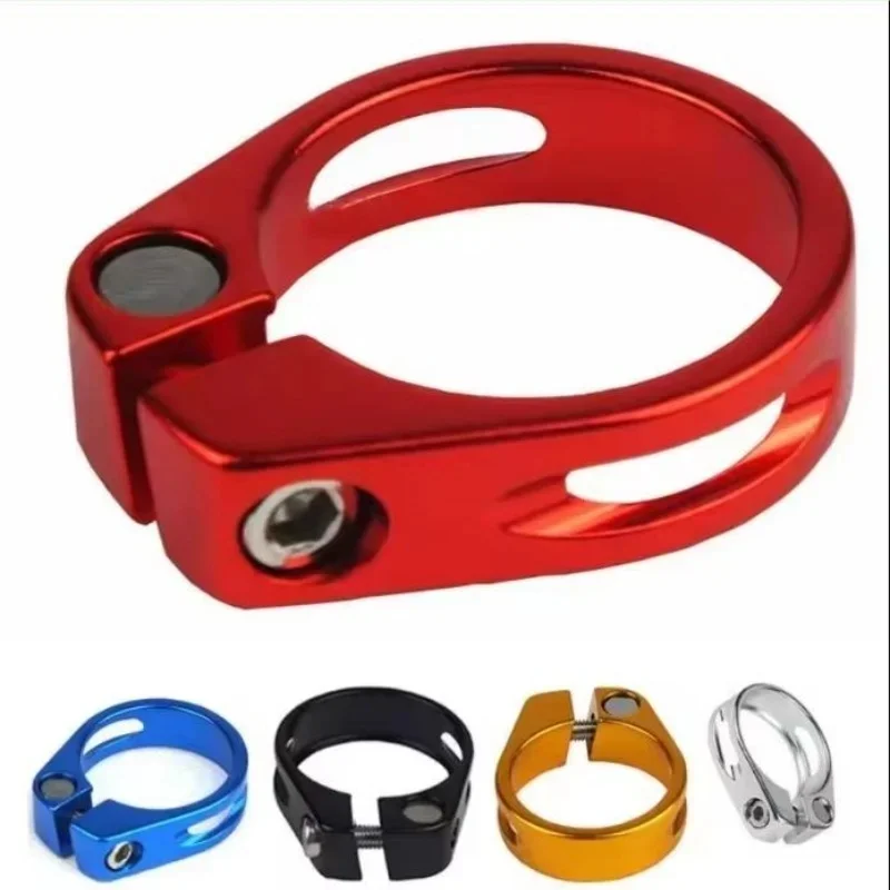 AliExpress 31.8/34.9 mm Aluminum Alloy Bicycle Seatpost Clamp Seat Tube Clamp MTB Bike Seat Tube Clip Bike Parts Bike Saddle Seat