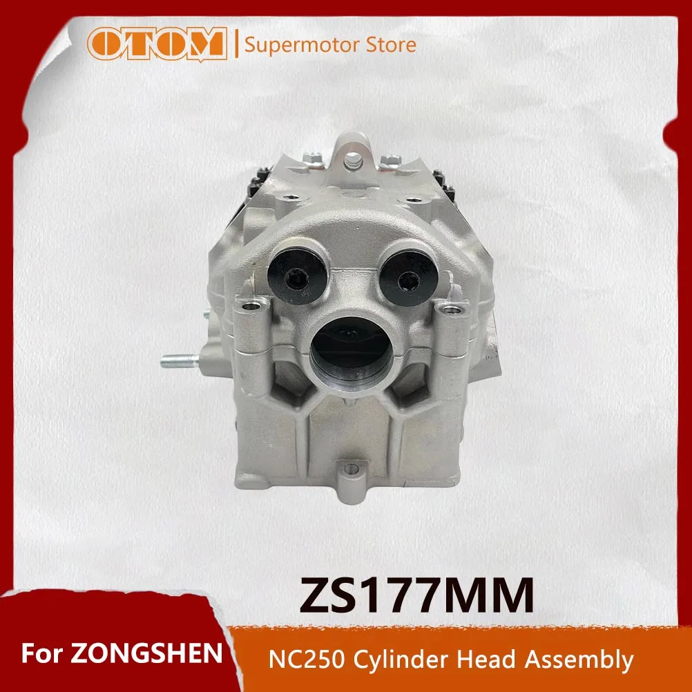 OTOM Motorcycle Cylinder Head Assembly (Partial Installation) Rocker Arms Spark Plug Valves For ZONGSHEN NC250 250cc Motocross