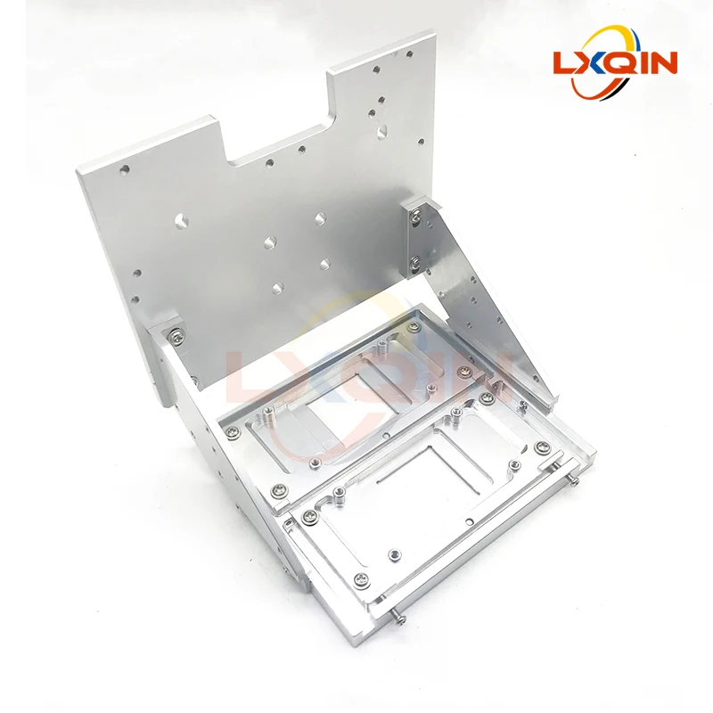 

LXQIN double head frame aligned vertically convert printhead carriage bracket head holder plate for xp600 4720 I3200 for DTF DTG