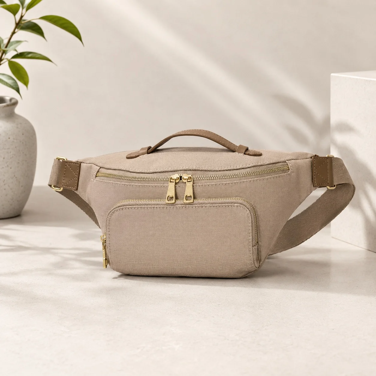 

2026 New Luxury Classic Pattern Grushy Waist Bag 30 × 15 × 8 cm