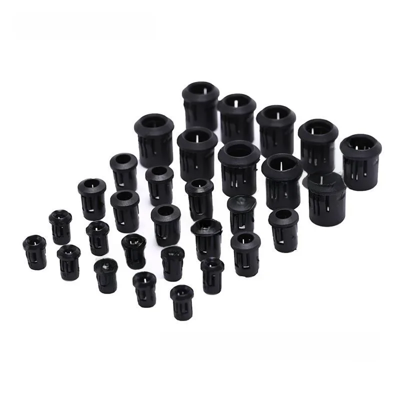 10 sztuk czarne plastikowe podstawy lamp 3mm/5mm/8mm/10mm uchwyt diody LED czarny klips Bezel gniazdo góra DIY dioda elektroluminescencyjna — zdjęcie 2