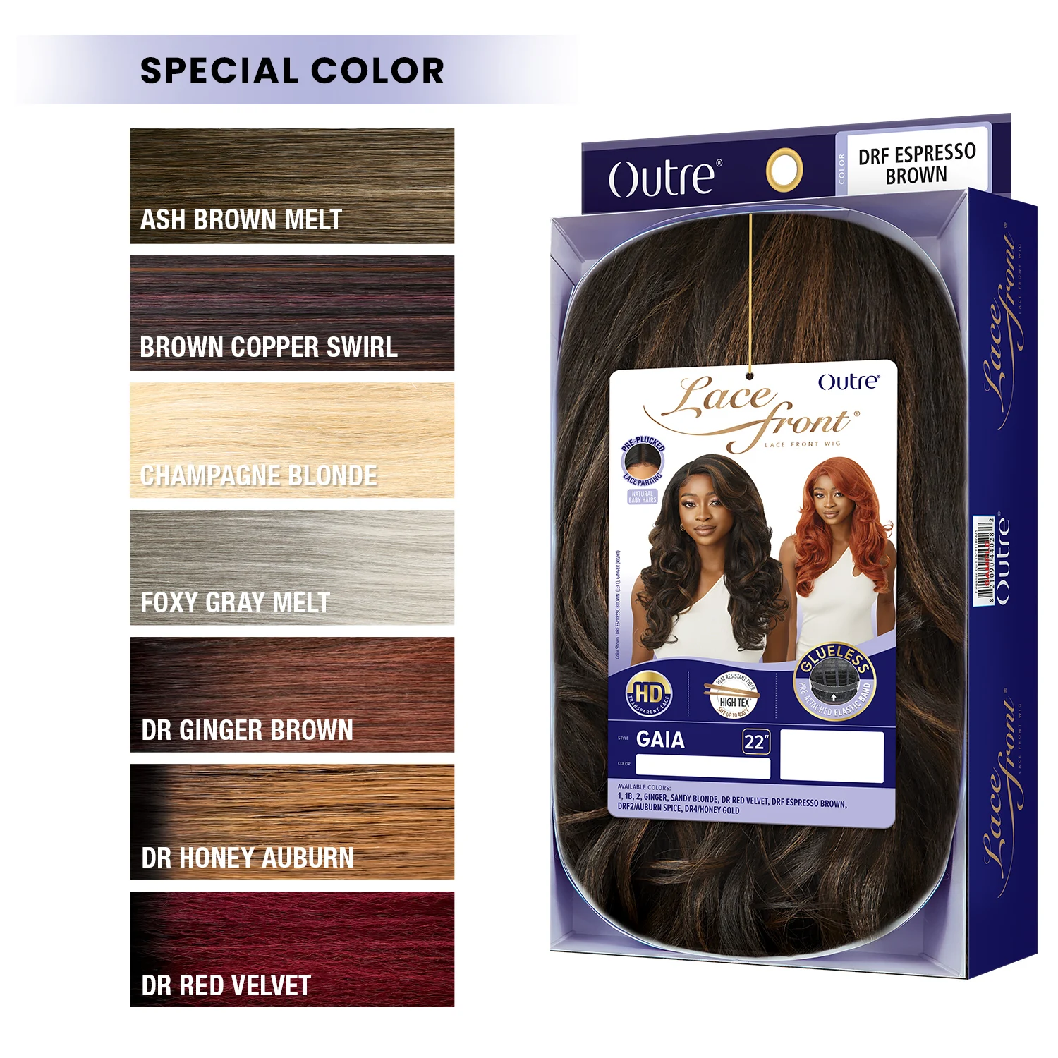 Outre Synthetic HD Lace Front Wig Glueless Alair