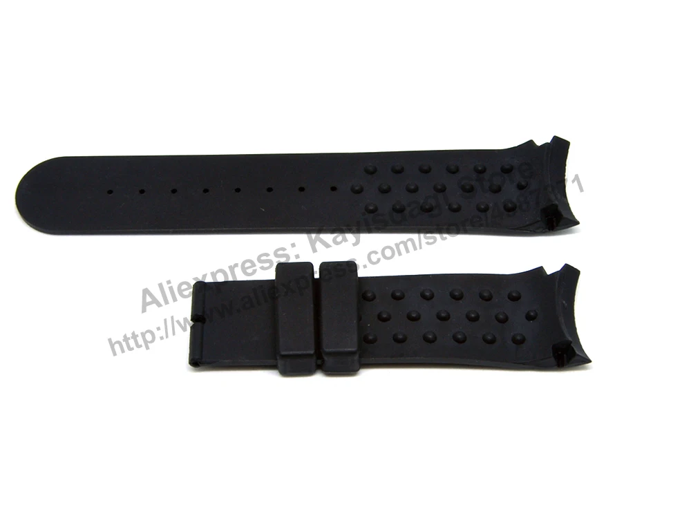 Compatible Calvin Klein CK K22176 , K22211 , K22271 , K22471 - 22mm Black Rubber Replacement Watch Band Strap