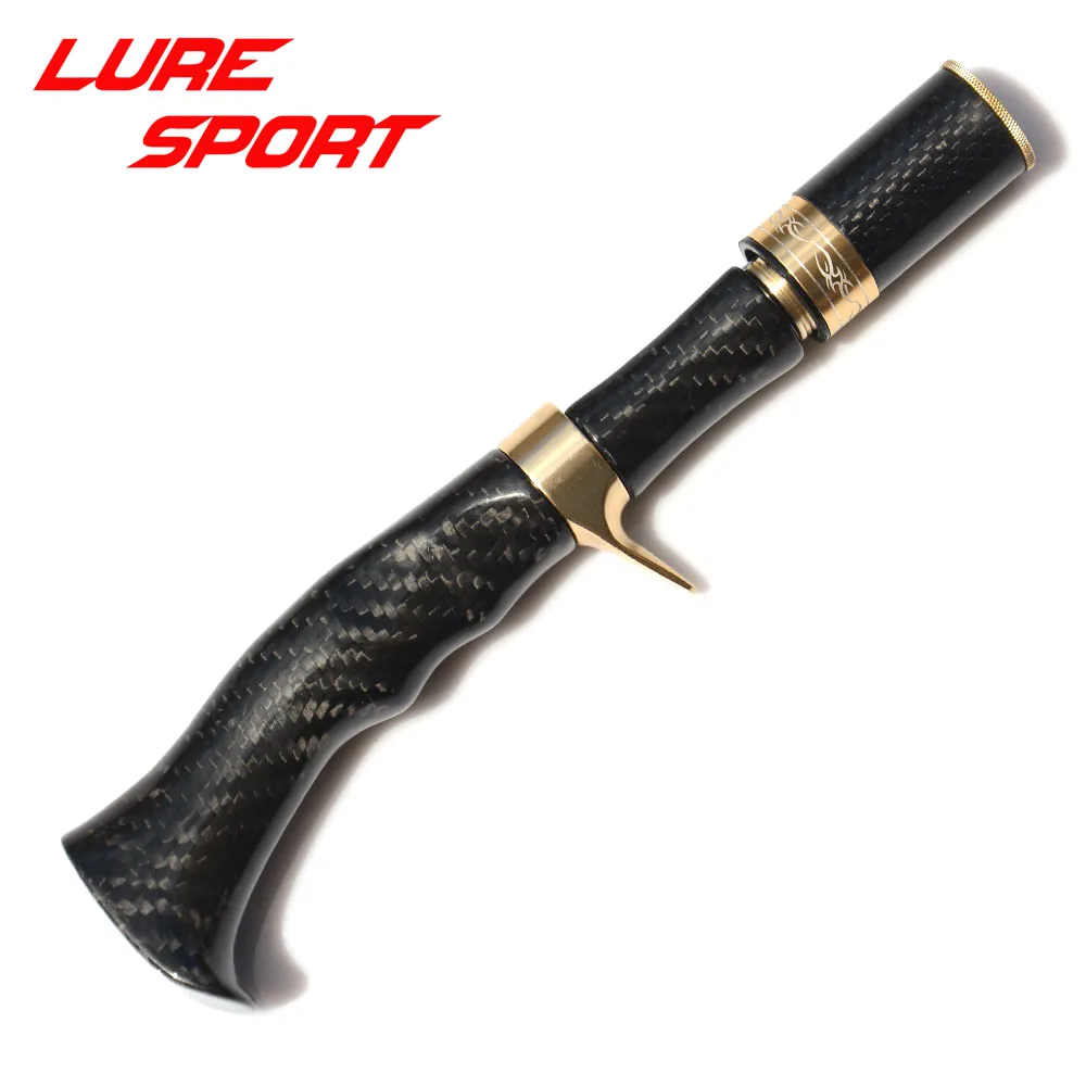 luresport woven carbon reel seat body grupo punho traseiro alu trigger cast rod building component reparacao faca voce mesmo 82 mm 108 mm 3k 01