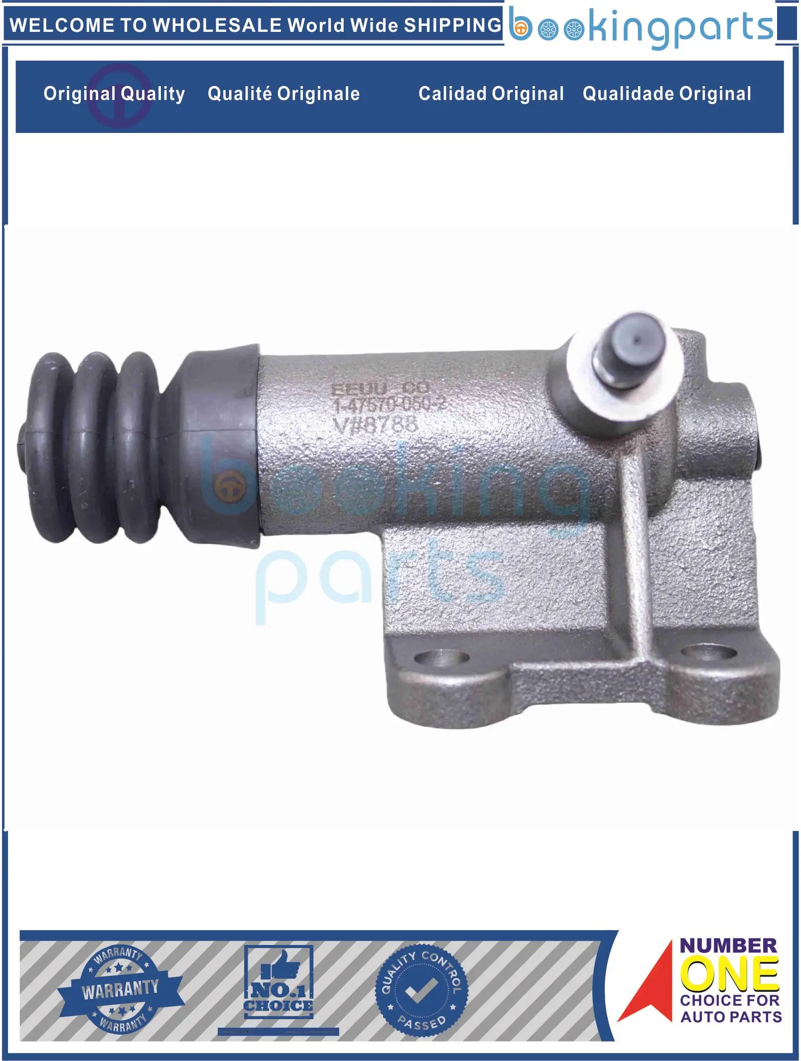 

Clutch CYL. For ISUZU FORWARD 88-98,1-47570-050-1,1475700501,1-47570-022-0,1475700220,1-47570-050-2,1475700502