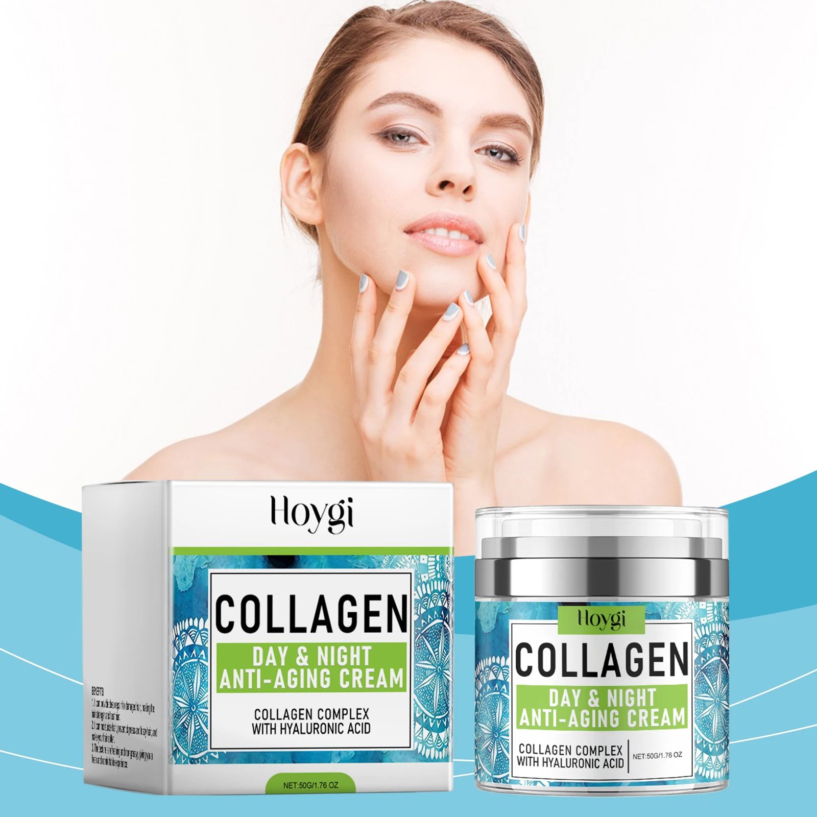 

50g Hoygi Retinol Anti Wrinkle Face Cream Exfoliator Anti-Aging Deep Hydration Moisturization Compact Skin Health Whiten Cream