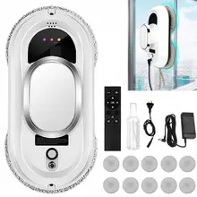 Robot Limpiacristales Eléctrico Inteligente, Robot de Limpieza Automática para Ventanas de Vidrio de Altura