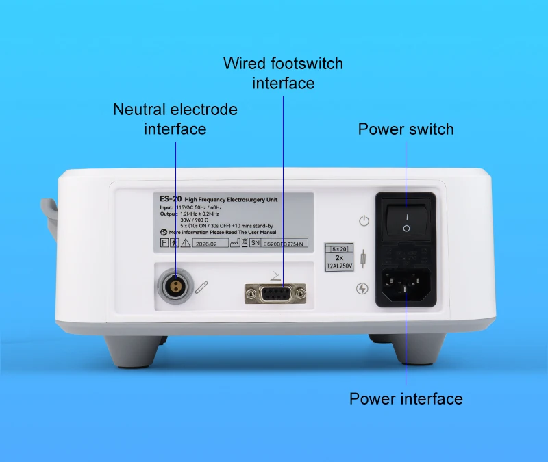 VVDental Elektrochirurgiegerät Zahnärztliches Elektrochirurgiesystem Hochfrequenz-Elektromesser Chirurgisches Skalpell mit 7 Elektroden – Detail 4