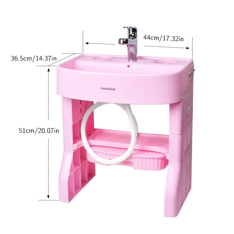 Suporte de lavatório de mão de plástico simulado banheiro do bebê lavar as mãos básico tamanho criança pia lavatório das crianças
