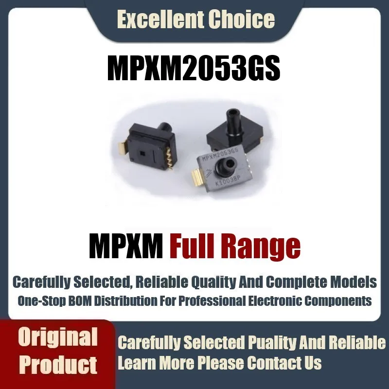 1-5Pcs/Lot Original Product MPXM2053GS MPXM2053 Package SMD-5 Pressure Sensor Exhaust Manometer 0kPa to 50kPa