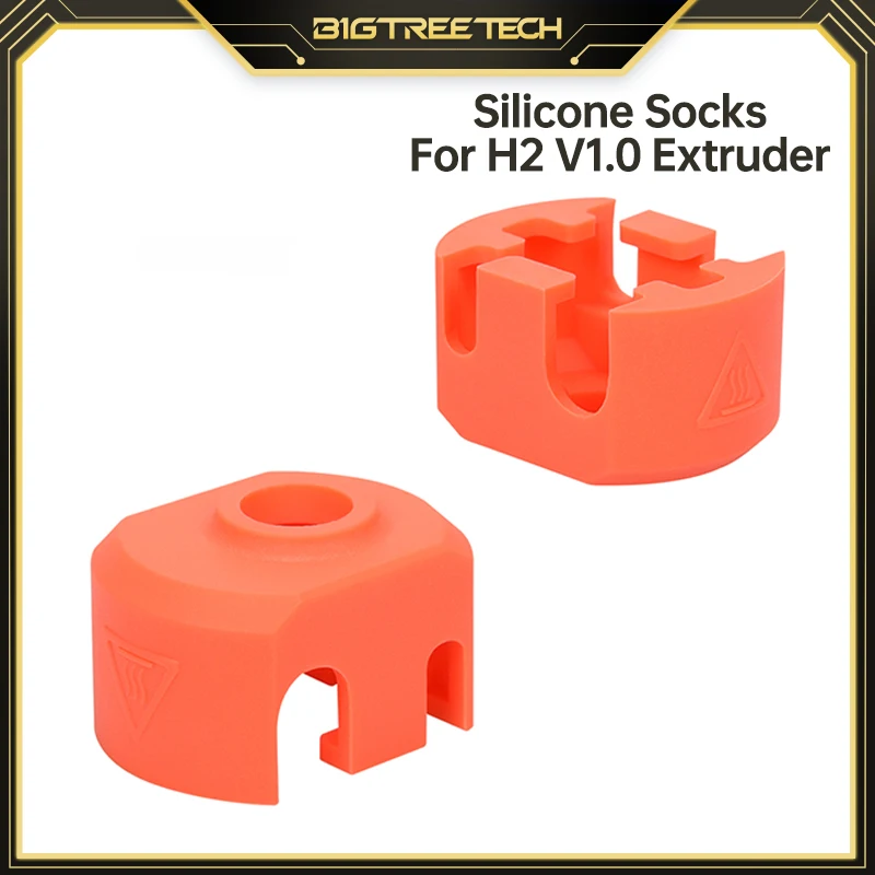 BIQU H2 V1.0 Extruder Silicone Socks Cover Phaetus Dragonfly BMO BMS Hotend Heater Block Case 3D Printer Parts Accessories