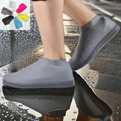 Waterproof Rain Shoes Covers Silicone Non-slip Wear-resistant Outdoor Adult Children Boots Portable Elastic Reusable