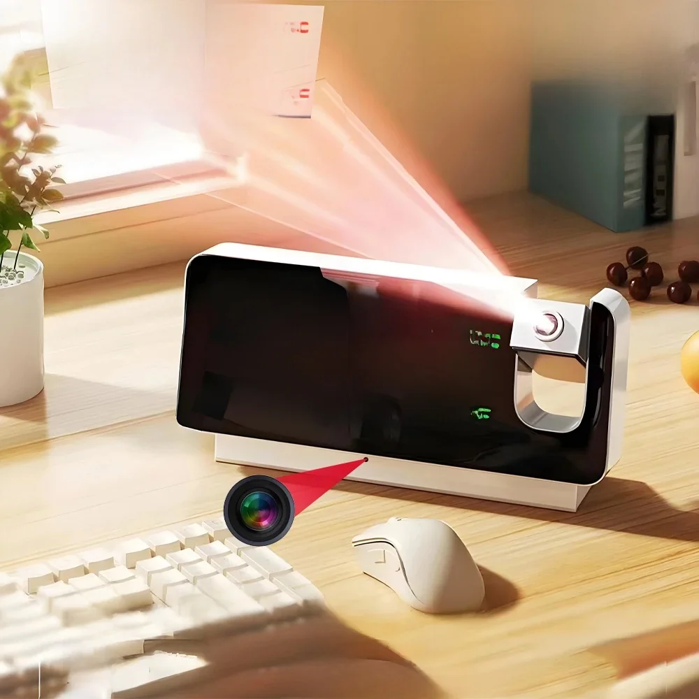 HD4K mini-klokcamera, ondersteunt weergave op afstand, mobiele detectie, lusopslag, draadloze WiFi-camera in nanny-stijl voor thuis - afbeelding 2