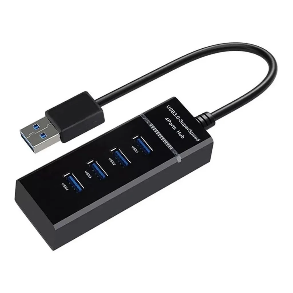 Hub Usb 3.0 4 Portas Expansor Rápido 5 Gbps Alta Velocidade