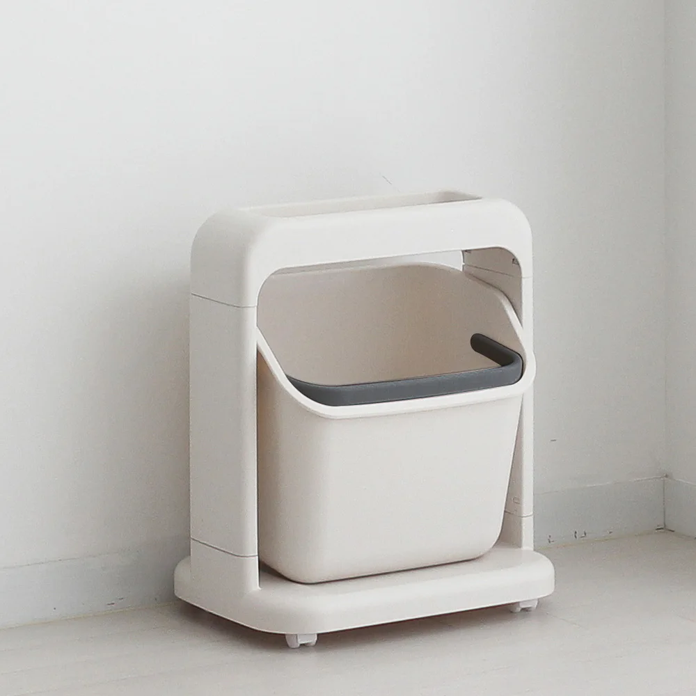 Oliving Dot Stand Laundry Basket 2-tier 3-tier Clothes Laundry Basket