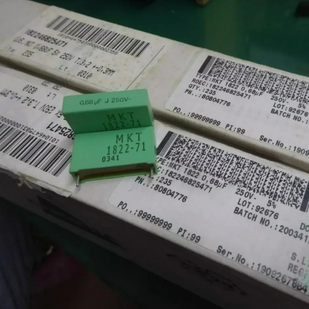 5pcs/lot ERO MKT1822 MKT 0.68uf 250V 680nf u68 684 J Brand New 22.5mm Film Capacitor MKT182246825471