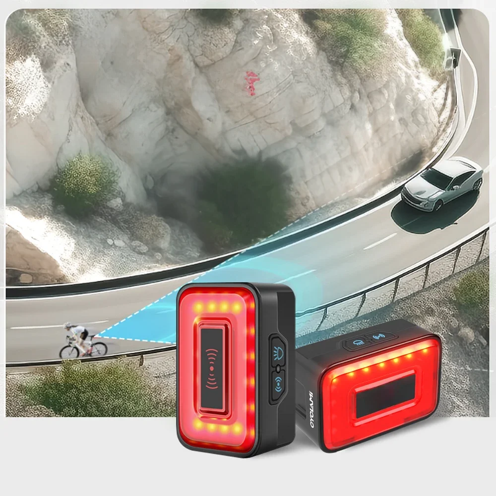 AliExpress CYCLAMI CYCLAMi Bicycle Radar Taillight Intelligent Sensing Warning Safety Light High Sensitivity and Brightness Red Light 24GHz IPX6