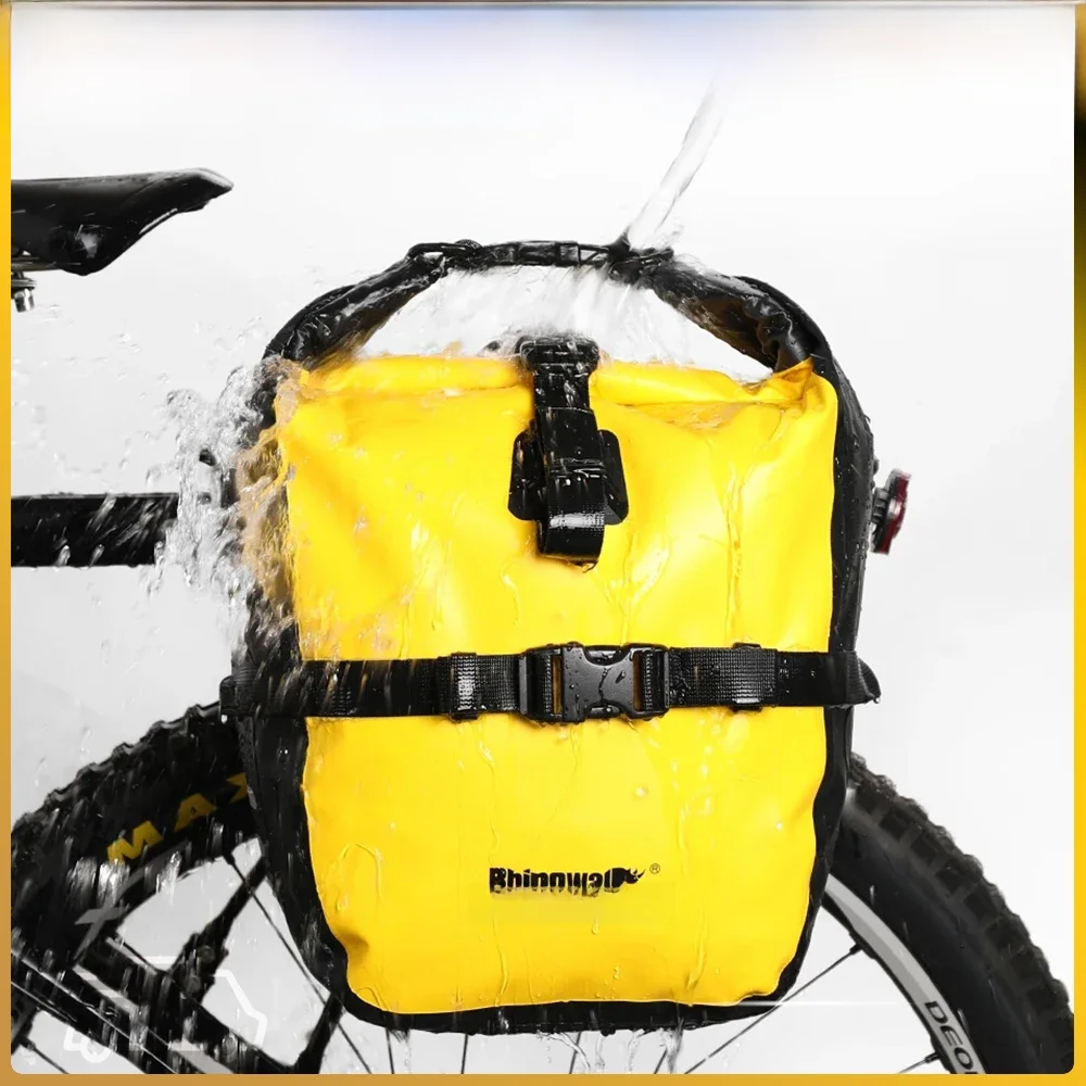 AliExpress Rhinowalk 20L Bicycle Pannier Bag Bike Waterproof Portable Bike Bag Big storage Trunk Pack Cycling Travel Cycling 1pc or 2 pcs
