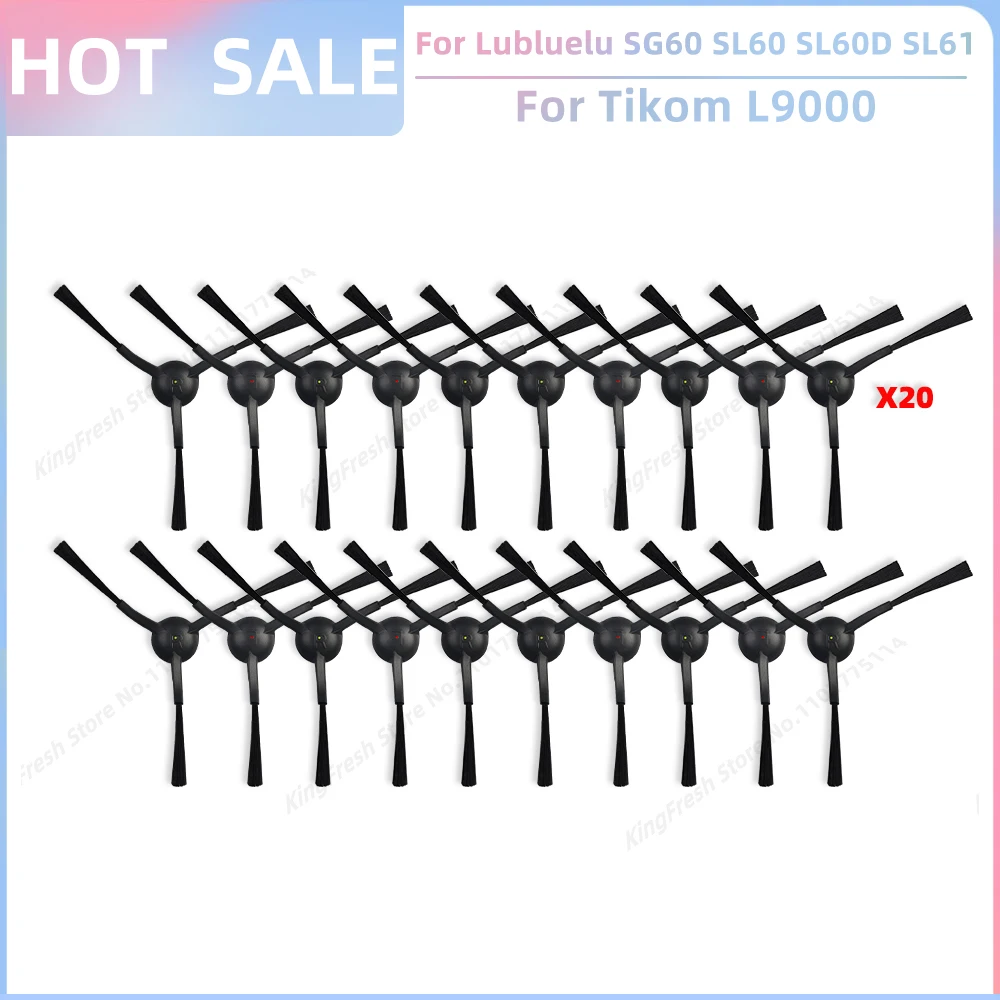 Passend für Lubluelu SL60 Plus/SL60D/SL61/SG60/SL60, lubluelu L20 Max, Tikom L8000/L9000/L8000 Plus/L9000 Plus, Agaro Alpha, Laresar L6 Nex Teile: Hauptwalze, Seitenbürste, HEPA-Filter, Wischmopp-Tuch
