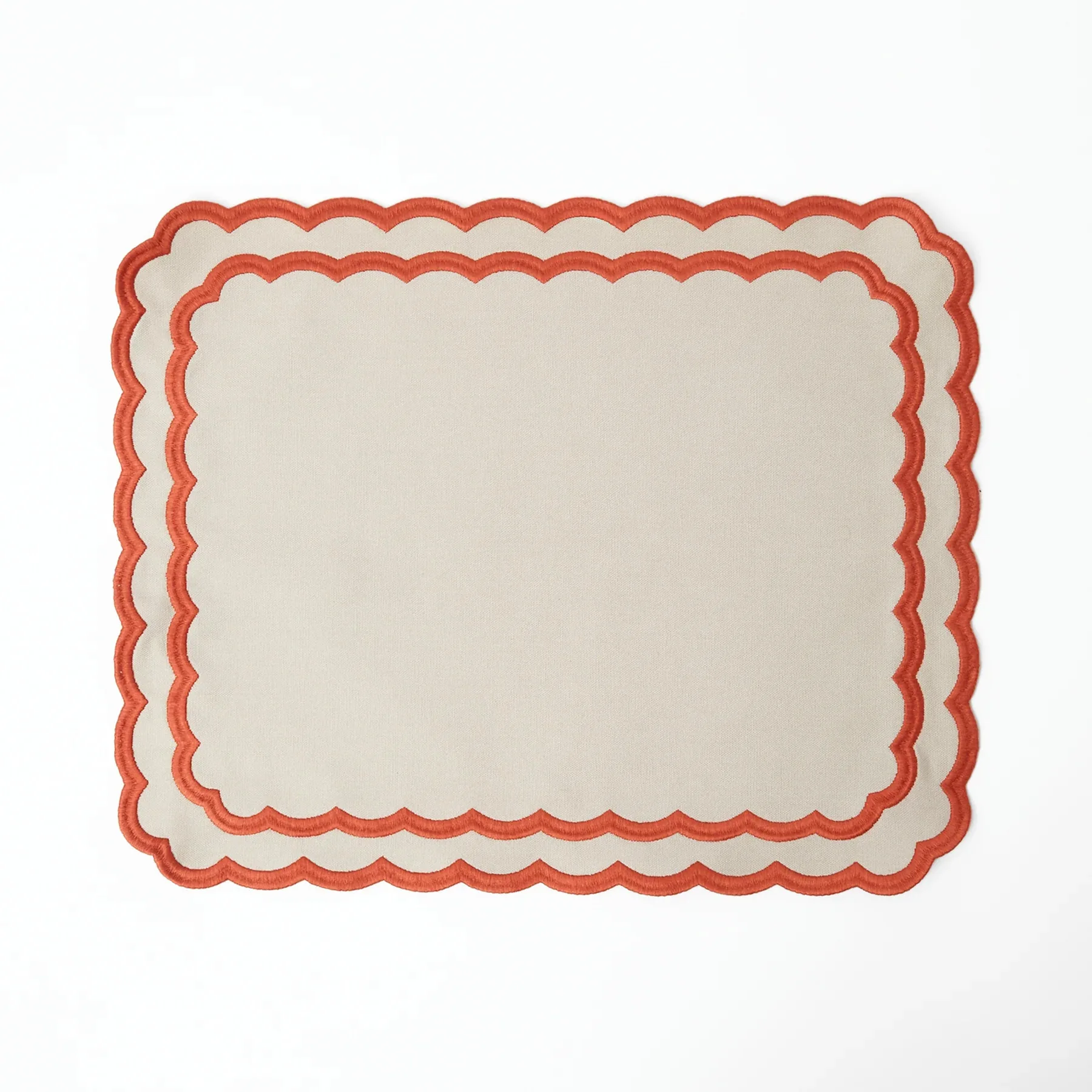 christmas decorations 2024 - Halloween party 2023 Sand & Orange Placemats Napkins ( Set of 6), luxury home decor