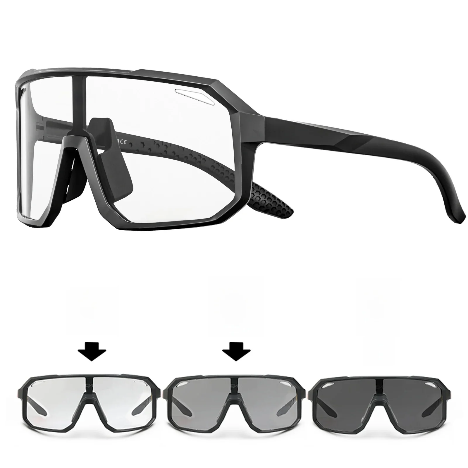 AliExpress SCVCN Photochromic Cycling Glasses Outdoor Sports Bicycle Sunglasses UV400 Men MTB Cycling Sunglasses Women Road Bike Glasses