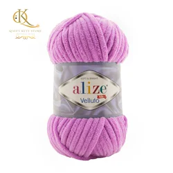 Alize Velluto Velvet Yarn Handcrafted Hobby Amigurumi Doll Alize Himalaya Yarnart Knitting Threads