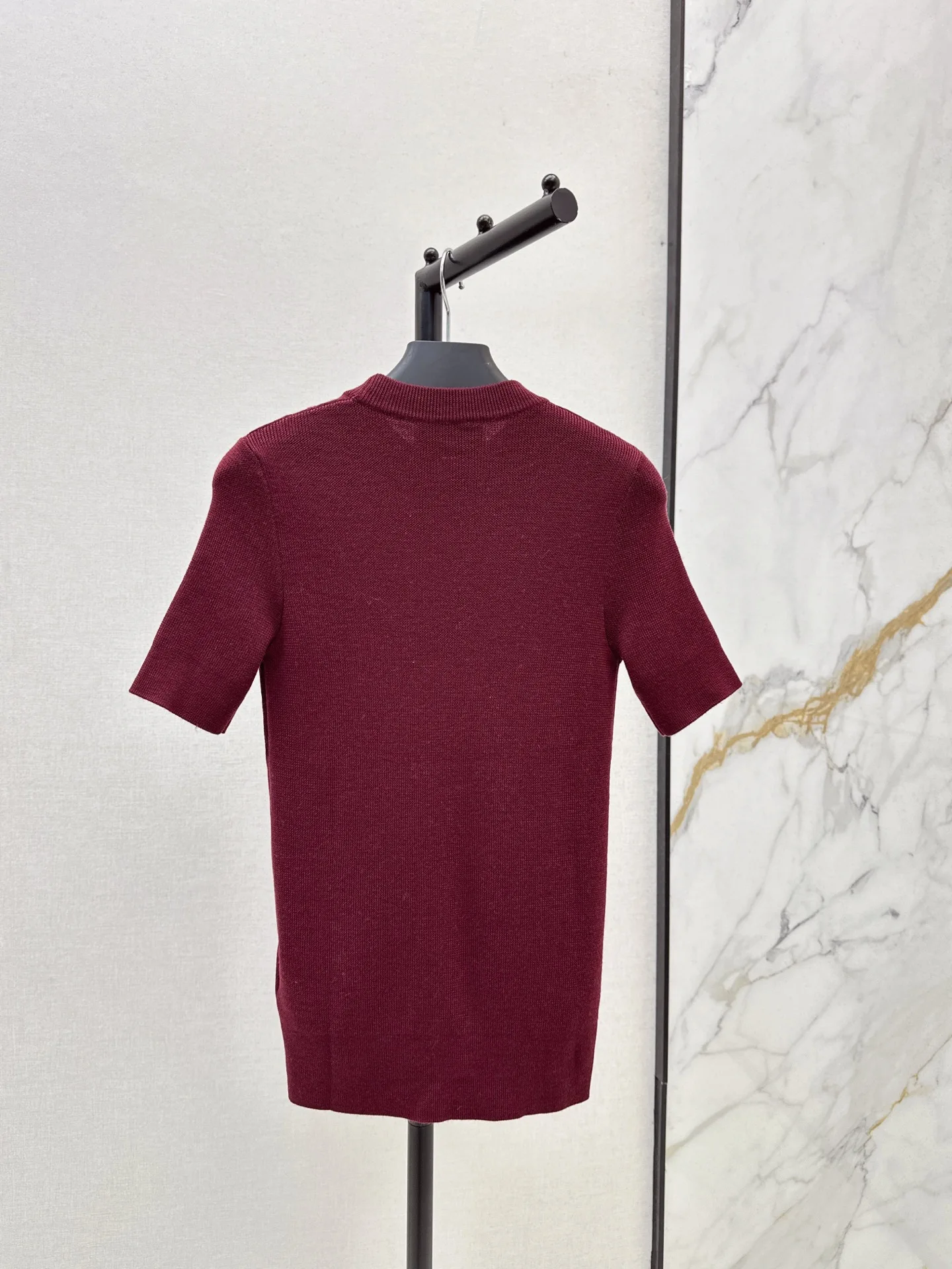 

Высококачественный осенне-зимний женский вязаный свитер с круглым вырезом и короткими рукавами HL068