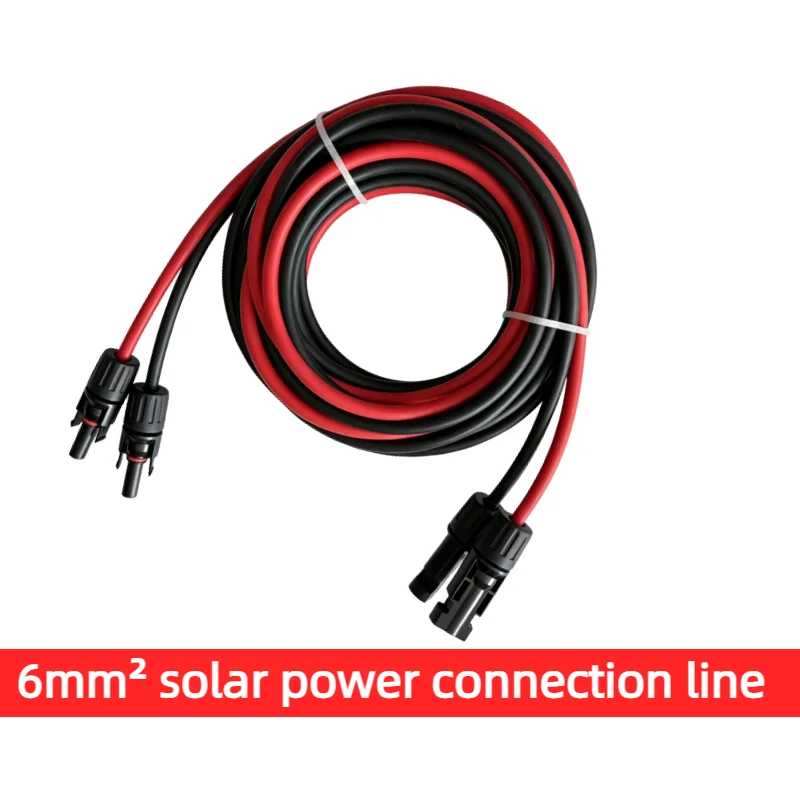 Solarkabel 6mm² 10m, Solarkabel 6mm² 5m, Photovoltaikkabel 6mm² für Solarmodule, Wechselrichter und Laderegler