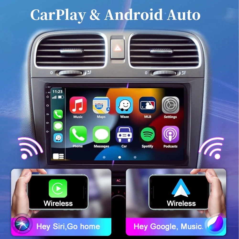 ACODO Android Car Player 7 inch 2 Din Multimedia Wireless Carplay Auto Radio With WiFi Bluetooth FM Navigation Autoradio Stereo