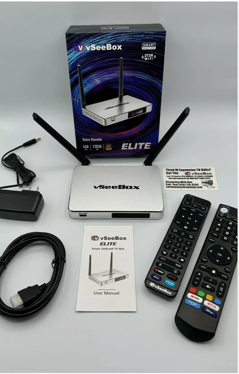 

Buy 2 get 1 free 2024 vSeeBox Elite 6K Latest 2024 box